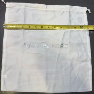 Michael Kors White Storage Bag 13x13”